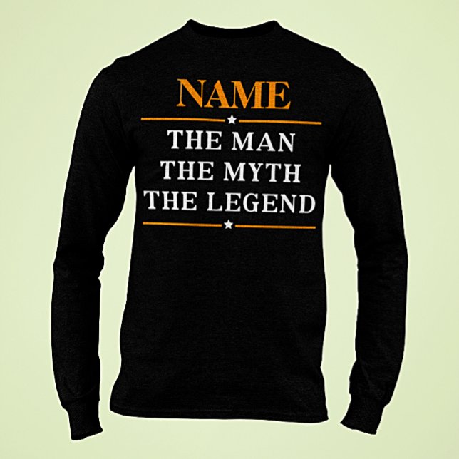 Camiseta Nombre Personalizado El Hombre El Mito La Leyenda (Subido por el creador)