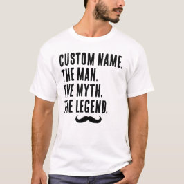 Camiseta Nombre Personalizado El Hombre El Mito La Leyenda