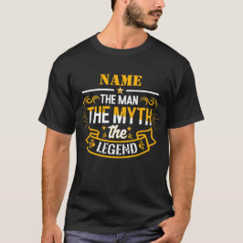 Camiseta Nombre Personalizado El Hombre El Mito La Leyenda