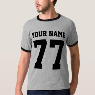Camiseta Nombre personalizado + El número se divierte la