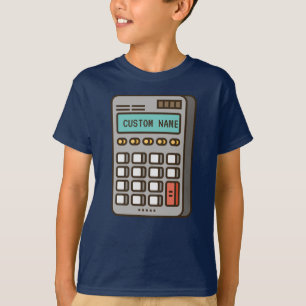 Camiseta Nombre personalizado en la calculadora