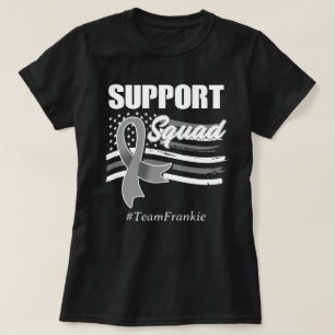 Camiseta Nombre personalizado Escuadrón de apoyo a la conci