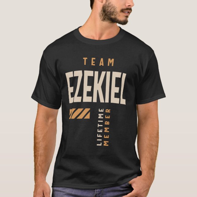 Camiseta Nombre Personalizado Ezekiel - Divertido Ezekiel (Anverso)
