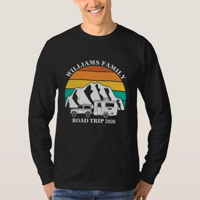 Camiseta nombre personalizado familia vacaciones montaña Vi (Anverso)