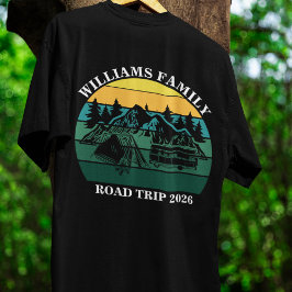 Camiseta nombre personalizado familia vacaciones montaña Vi