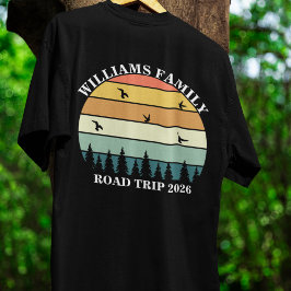 Camiseta nombre personalizado familia vacaciones montaña Vi