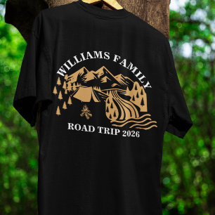 Camiseta nombre personalizado familia vacaciones montaña Vi