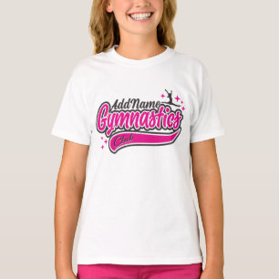 Camiseta NOMBRE personalizado Gimnasia de salto dividido de