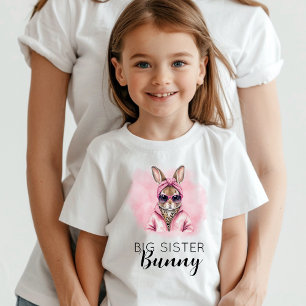 Camiseta Nombre personalizado Gran Hermana Bunny Parking Fa