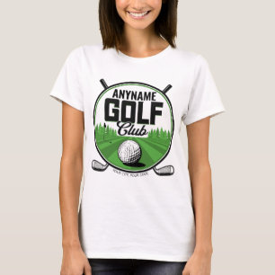 Camiseta NOMBRE Personalizado Jugador del Club de Golf Golf