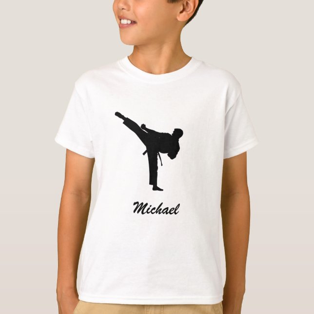 Camiseta Nombre personalizado Karate / Taekwondo / judo (Anverso)