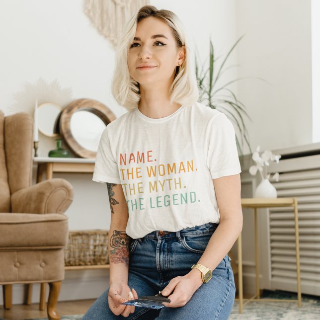 Camiseta Nombre Personalizado La Mujer El Mito La Leyenda  (Subido por el creador)