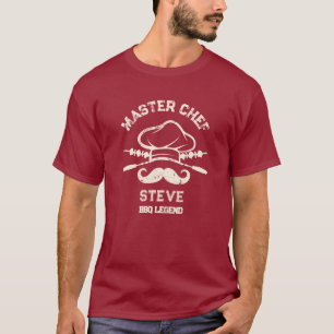 Camiseta Nombre Personalizado Leyenda de la Parrilla