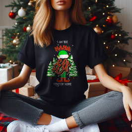 Camiseta Nombre personalizado Mama elf personalizado