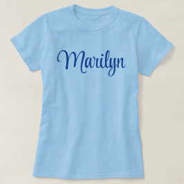Camiseta Nombre personalizado Marilyn Basic T-Shirt