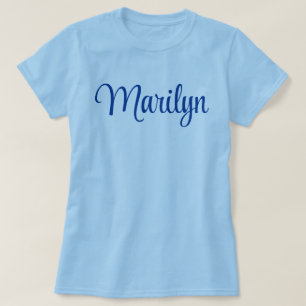 Camiseta Nombre personalizado Marilyn Basic T-Shirt