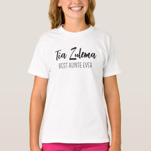 Camiseta Nombre personalizado • Mejor tía nombre personaliz