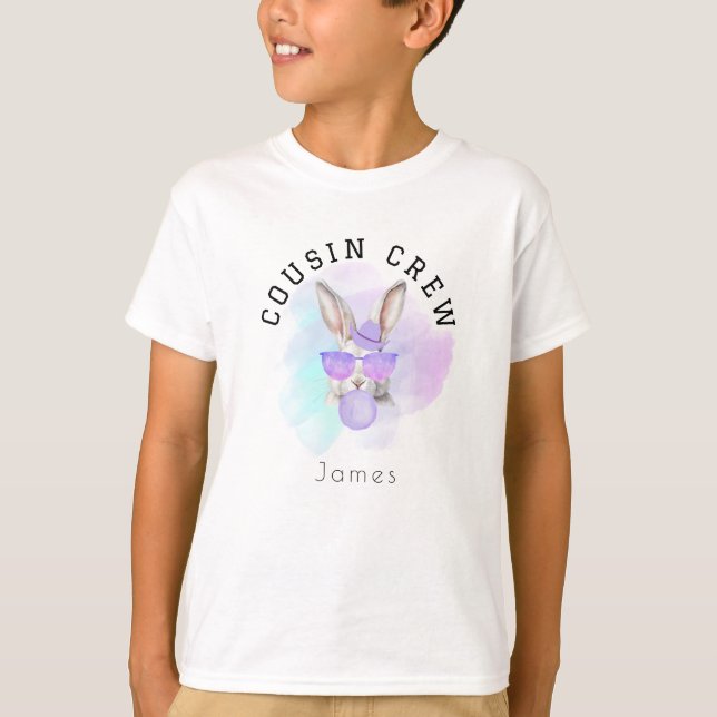 Camiseta Nombre personalizado Niño Primo Tripulación Famili (Anverso)