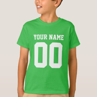 Camiseta Nombre personalizado Número de niños Camisas de Je