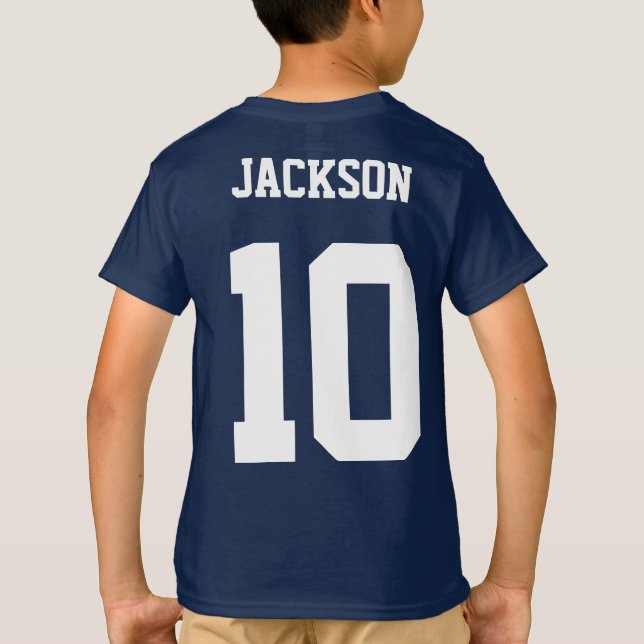 Camiseta Nombre personalizado, número y país del fútbol de  (Reverso)