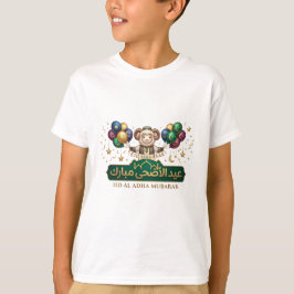 Camiseta Nombre personalizado oveja linda de Eid Al-Adha