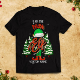 Camiseta Nombre personalizado Papa elf personalizado