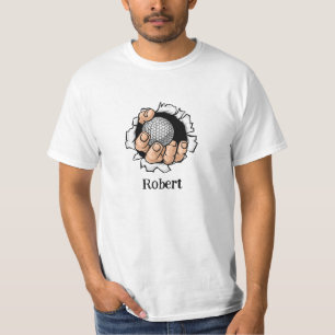 Camiseta Nombre personalizado Pelota de golf divertida