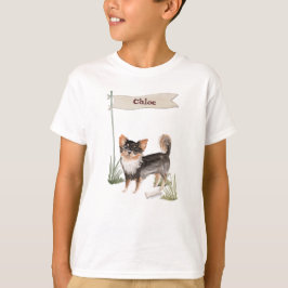 Camiseta Nombre personalizado Perro Mascota de Chihuahua la