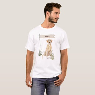 Camiseta Nombre personalizado perro Mascota de laboratorio