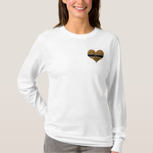Camiseta Nombre personalizado purpurina amarillo impresión