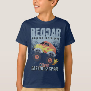 Camiseta Nombre personalizado Redcar Monster Experience par