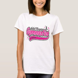 Camiseta Nombre personalizado Salto de gimnasia artística d