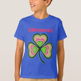 Camiseta Nombre personalizado Shamrock