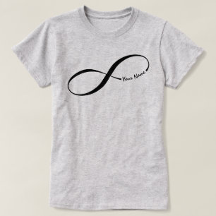 Camiseta Nombre personalizado Símbolo de infinito T-Shirt