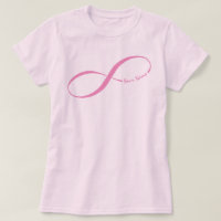 Nombre personalizado Símbolo de infinito T-Shirt
