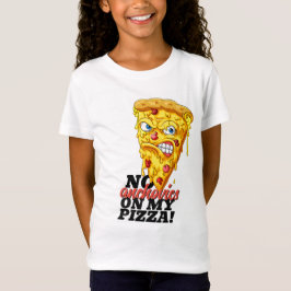 Camiseta Nombre personalizado sin Anchovias Pizza T-Shirt