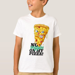 Camiseta Nombre personalizado Sin Veggies Pizza T-Shirt