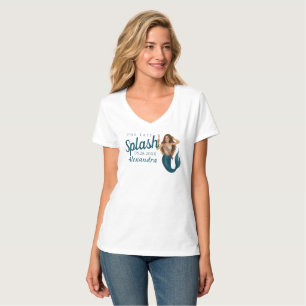 Camiseta Nombre Personalizado Sirena Despedida de Soltera