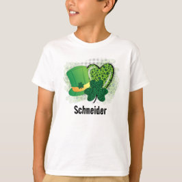 Camiseta Nombre personalizado St Patricks Day Shamrock Clov