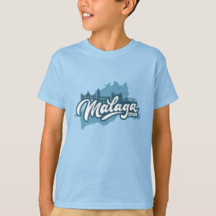 Camiseta Nombre personalizado / Texto Málaga España