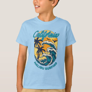Camiseta Nombre personalizado / Texto Surfing de California