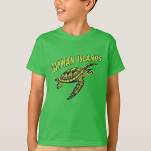 Camiseta Nombre personalizado Tortuga de las Islas Caimán