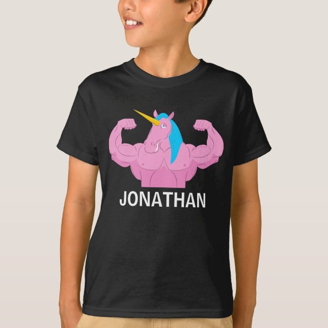 Camiseta Nombre Personalizado Unicorn, Gracioso Regalo Para (Anverso)