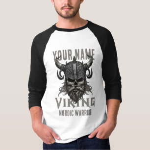 Camiseta NOMBRE personalizado Viking Warrior Heritage T-Shi
