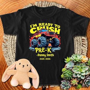 Camiseta Nombre personalizado y año escolar de vuelta a la