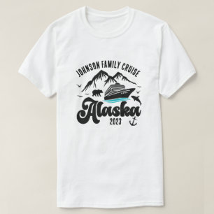 Camiseta Nombre personalizado y crucero Alaska anual