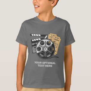 Camiseta Nombre personalizado y película de texto