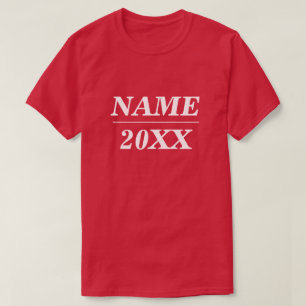 Camiseta Nombre personalizado y soporte electoral anual