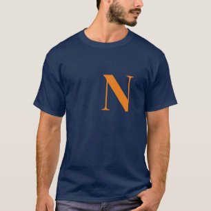 Camiseta Nombre propio monogramado inicial