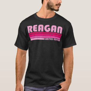 Camiseta Nombre REAGAN Retro Personalizado Vintage 80 s 90s